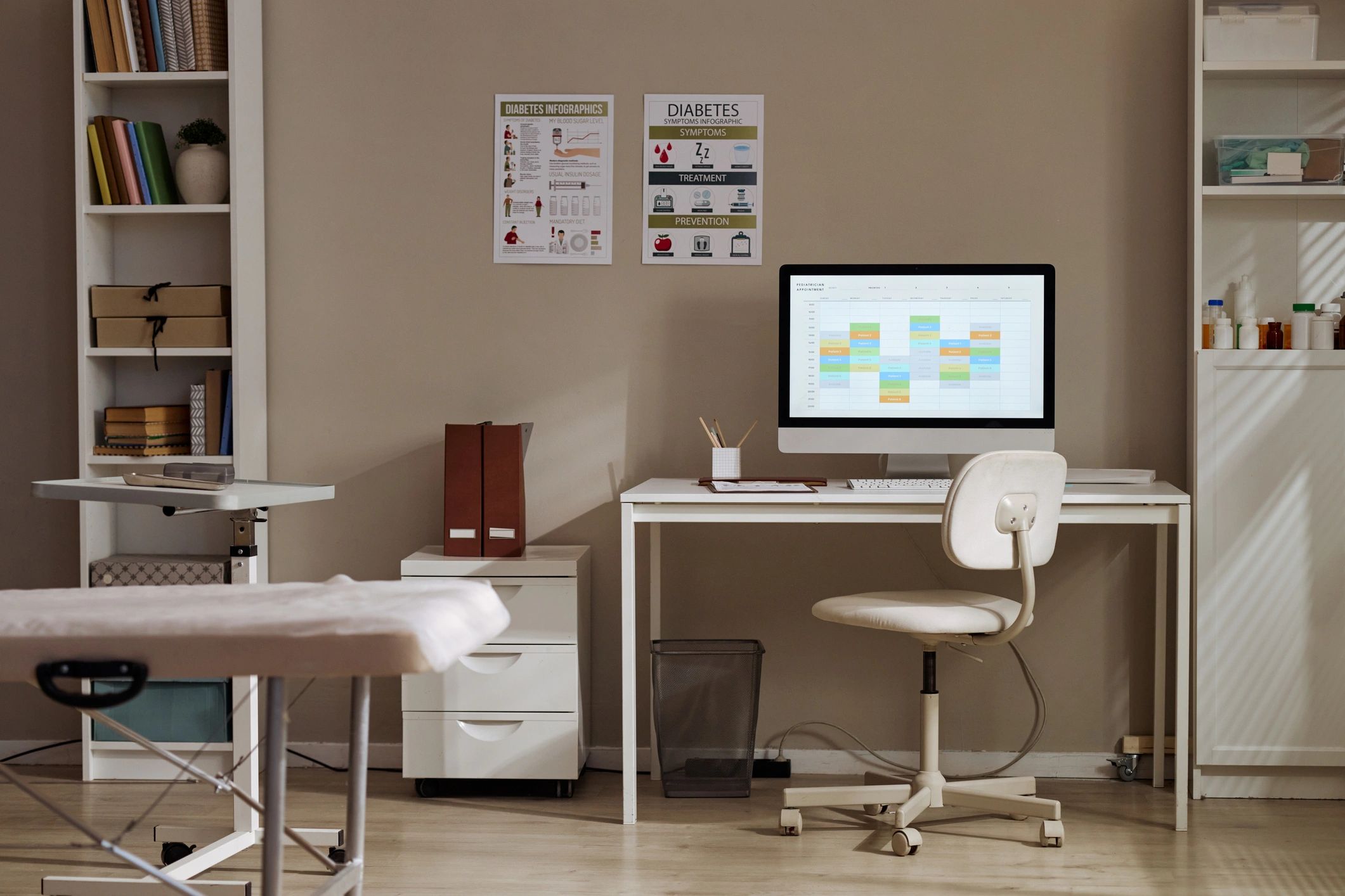 Welcoming healthcare office interior